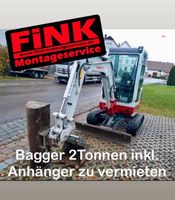 Minibagger zu vermieten mieten ausleihen Lieferung möglich Bagger Bayern - Blaichach Vorschau