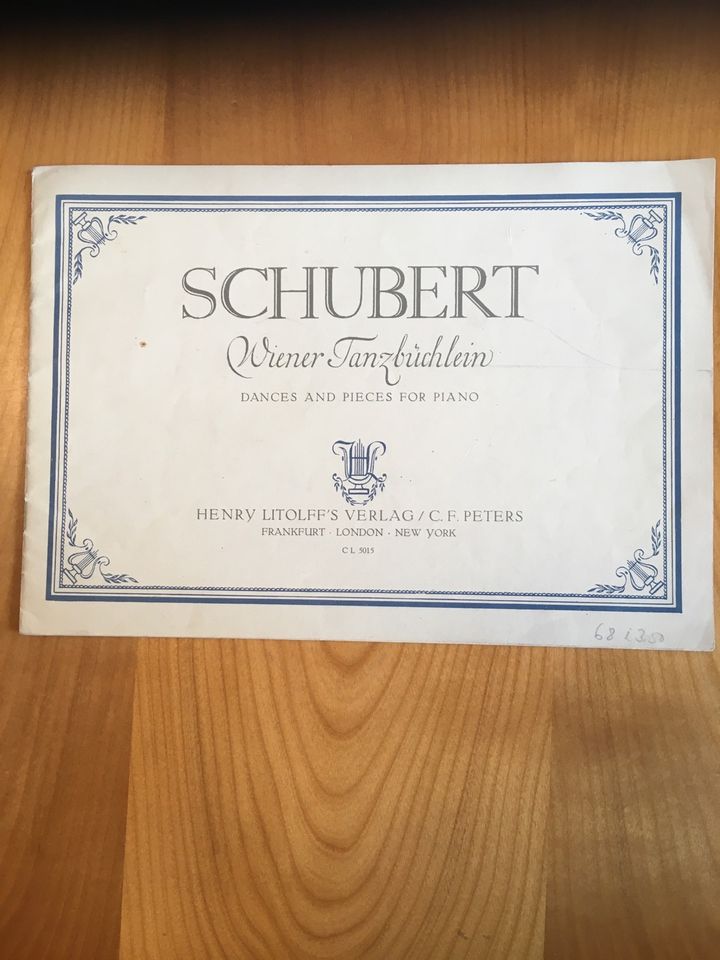 Schubert Wiener Tanzbüchlein für Klavier in Köln