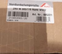 Roto Verdunklungsrollo ZRV M 065/118 R6R8 WV22 Nachtblau Baden-Württemberg - Künzelsau Vorschau