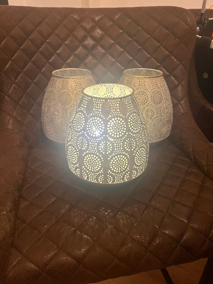 Orientalische Lampe Lampen LED Batterie AAA 3 Stück in Oberhausen