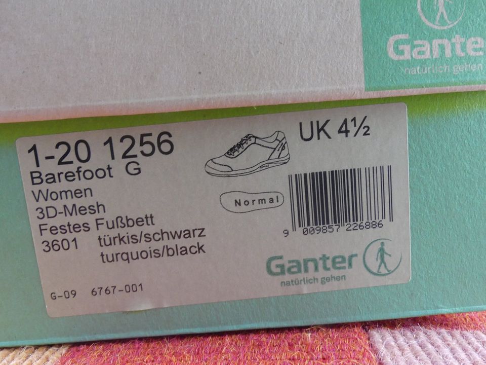 Restposten Ganter Barefoot Damen Sneaker, Neu, Größe 37- 37,5 in Wuppertal