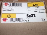 Würth 4725 Klappstecker 25 Stück 5 x 32 mm gelb verzinkt mit OVP Nordrhein-Westfalen - Solingen Vorschau