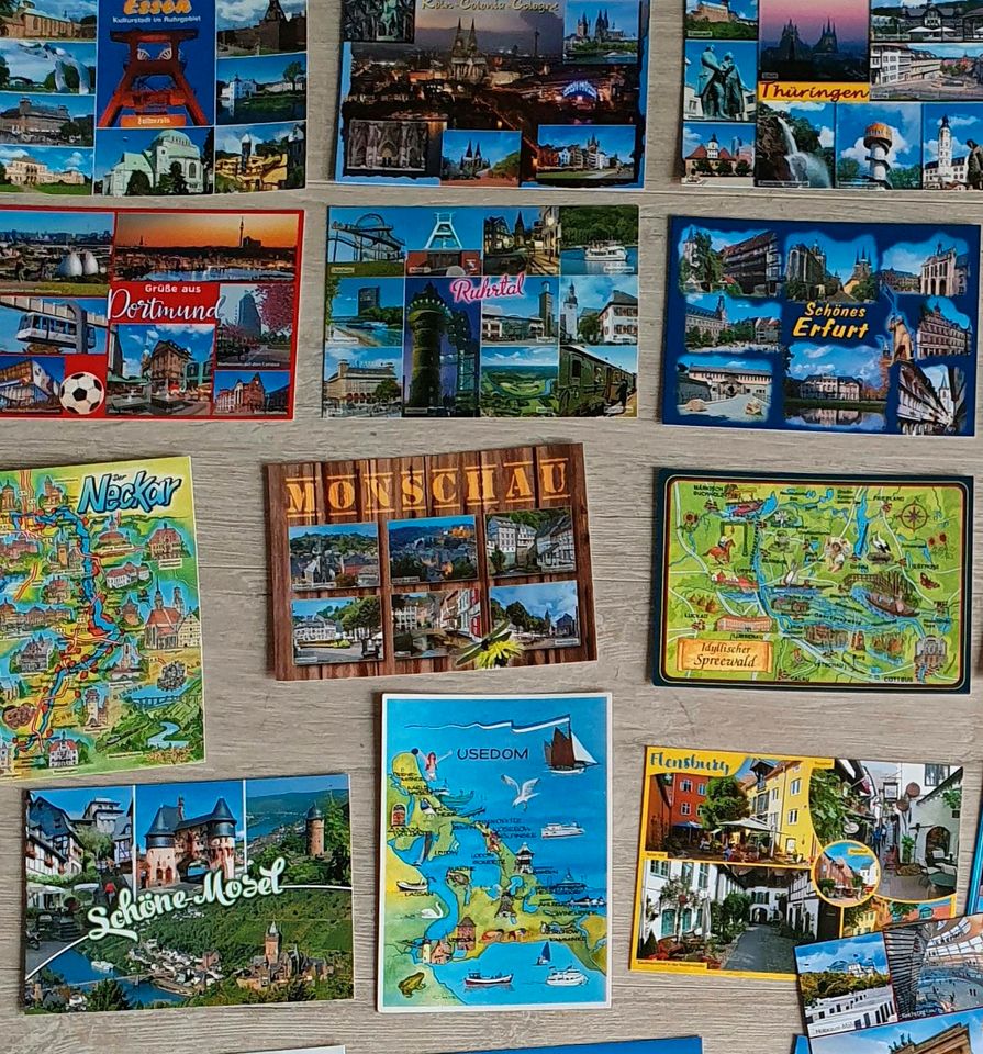 40 neue Postkarten Postcrossing Deutschland in Essen