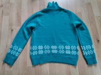 Winterpullover Blau mit Muster, Rollkragen (Größe M) Hessen - Hofgeismar Vorschau