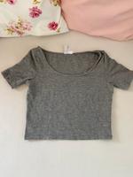 Basic CropTop t-Shirt Gr. S grau Baden-Württemberg - Wertheim Vorschau