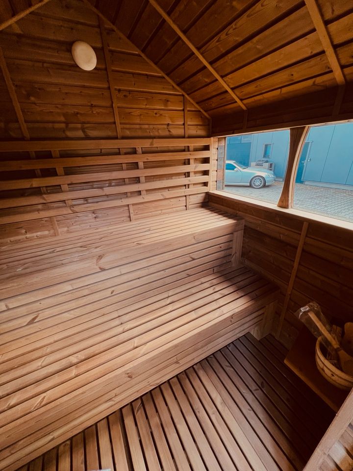 Ausstellungsstück /Exclusive Sauna Hütte  Gartensauna 2,5 x 2,5 m in Rheinbach