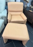 LAAUSER Echtleder Sessel beige Gasdruck Nordrhein-Westfalen - Simmerath Vorschau