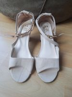 Riemchen Sandaletten ca. Gr. 38 creme-weiß – neu Blumenthal - Farge Vorschau