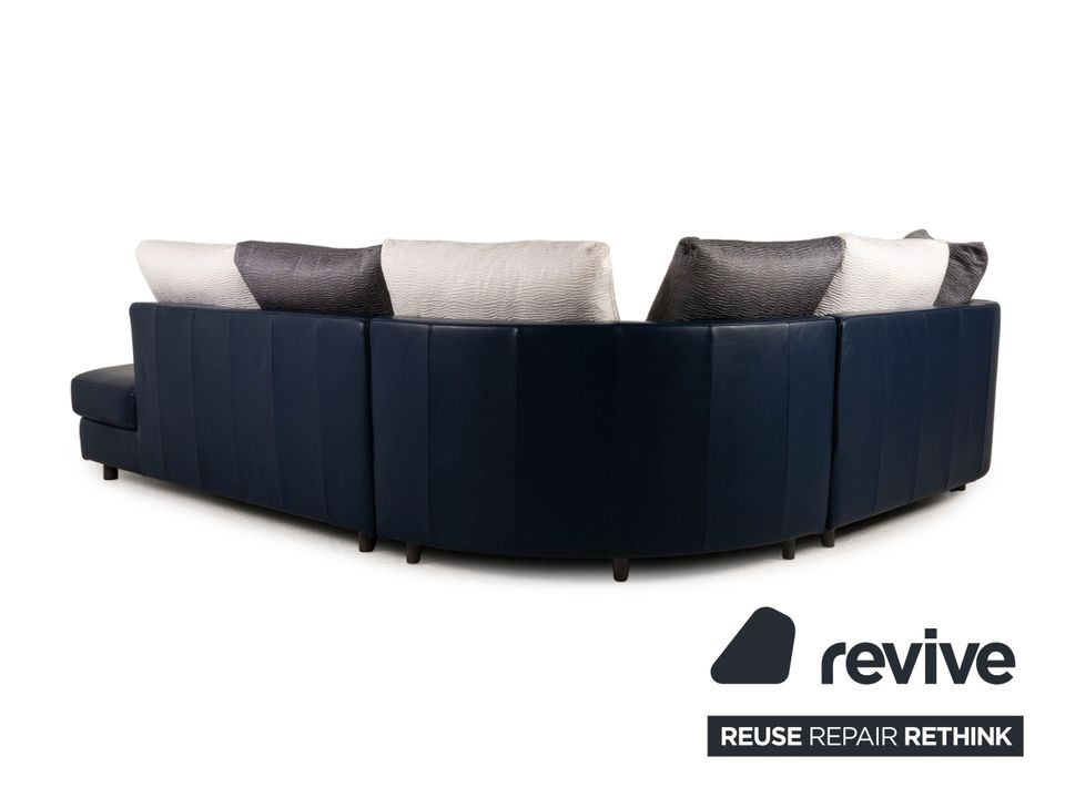 Rolf Benz 4500 Leder Ecksofa Blau Dunkelblau Sofa Couch in Köln