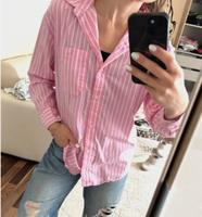 H&M oversize Bluse Gr. XXS XS S M 34 36 38 rosa gestreift Baumwol Bayern - Aschaffenburg Vorschau