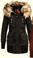 ★ KHUJO ★ Mod. CILLE II Parka Jacke Mantel S 36 schwarz Niedersachsen - Adendorf Vorschau