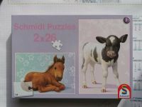 WIE NEU! Schmidt Puzzles 2 x 26 - Kälbchen und Fohlen, ab 3 Jahre Niedersachsen - Goslar Vorschau