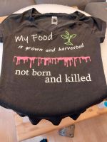 Tshirt vegan "my food is grown not born and killed" Niedersachsen - Goslar Vorschau