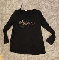 Esprit XXL Shirt Langarm Schwarz Gold Pullover Damen Schrift Berlin - Steglitz Vorschau