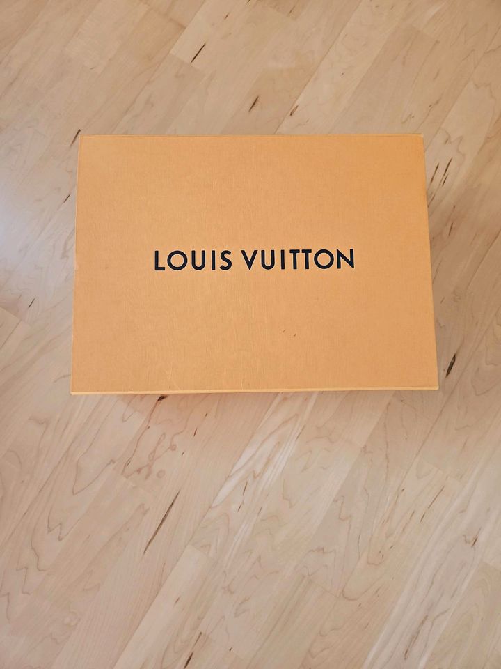 Louis Vuitton Sneaker Leder in weiß in Halle