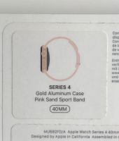 Apple Watch 4 gold rose 40mm Hessen - Birkenau Vorschau