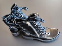 MJUS Damen Boots in schwarz lack Baden-Württemberg - Hüttisheim Vorschau