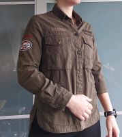 Jeansjacke von Bershka, Military look Berlin - Hellersdorf Vorschau