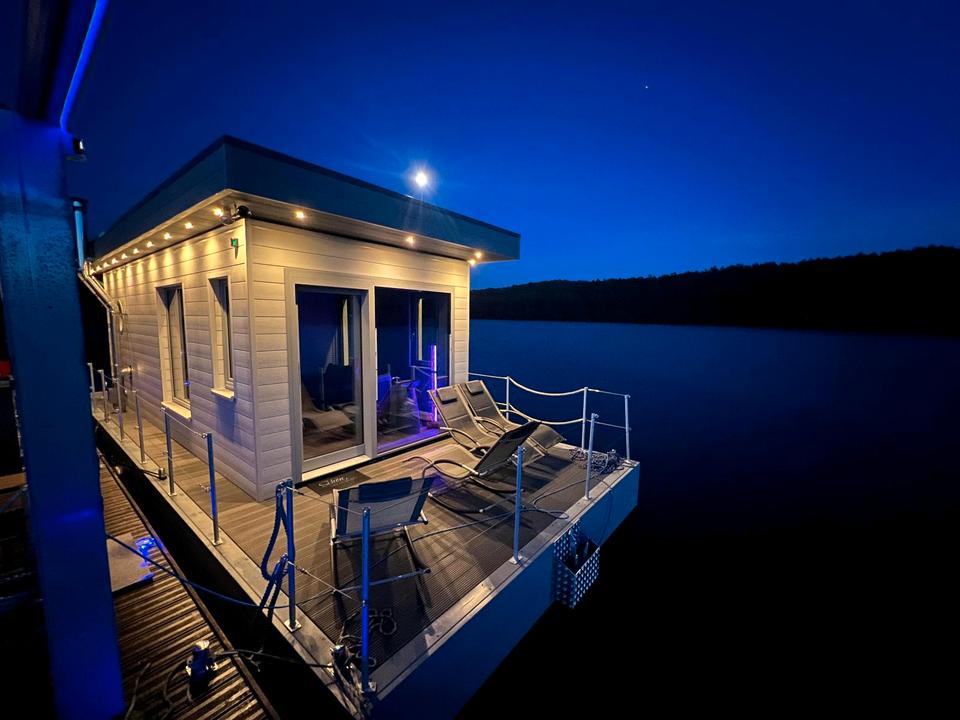 Sauna auf dem Werbellinsee/Saunafloß/Saunaboot ganzjährig in Joachimsthal