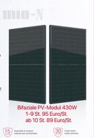 bifaziale Solarmodul/panel/PV Glas-Glas, full black Niedersachsen - Westerstede Vorschau