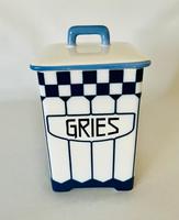 Wächtersbach Keramik Würfeldekor Jugendstil Vorratsdose "Gries" Baden-Württemberg - Eislingen (Fils) Vorschau