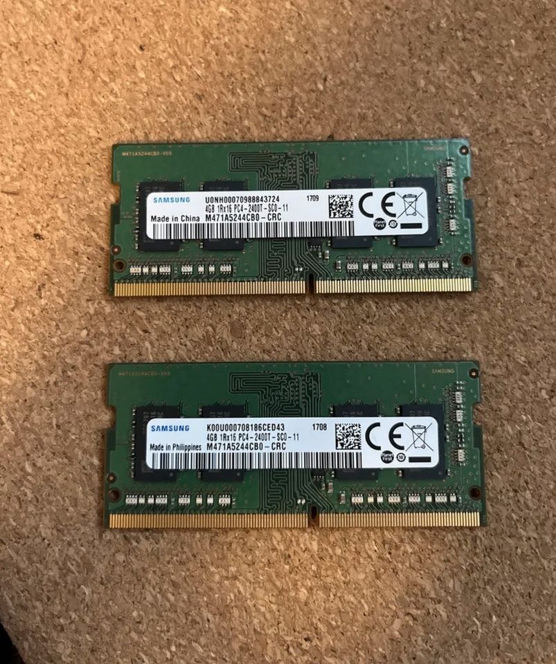 HP zbook RAM 8GB (2 x 4GB) in Eichwalde