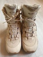 Salomon gefütterte Winterstiefel beige neu EU 41 Hessen - Frankenberg (Eder) Vorschau