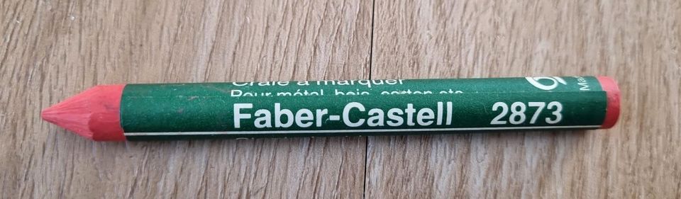 Wachssignierkreide neu. Rot, Faber Castell in Schorndorf