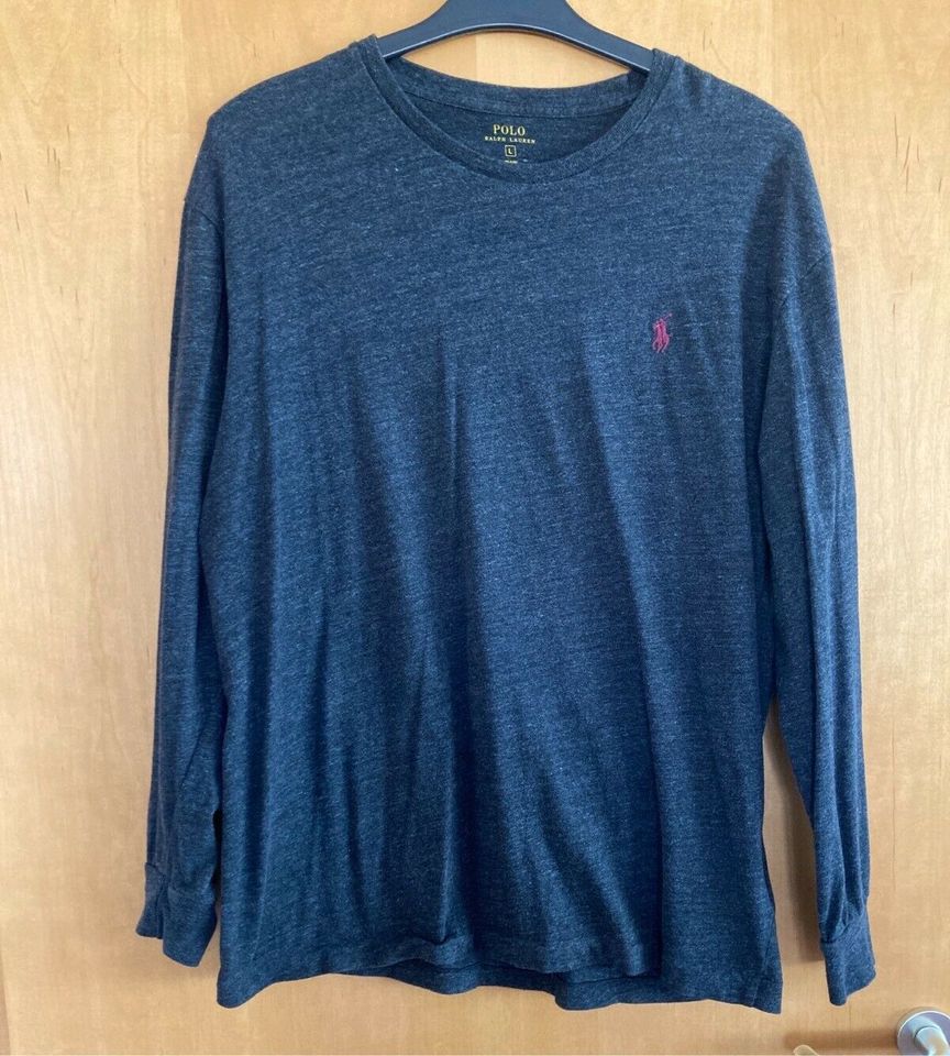 Ralph Lauren Pullover grau meliert Gr. L in Wagenfeld