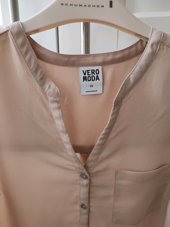 Vero Moda Bluse Shirt Oberteil Gr. XS 34 36 rosa Rosé Frühling in Elze