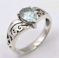 NEU Luxus 925 Sterling Silber-Ring mit Blautopas Gr. 6-10 Leipzig - Dölitz-Dösen Vorschau