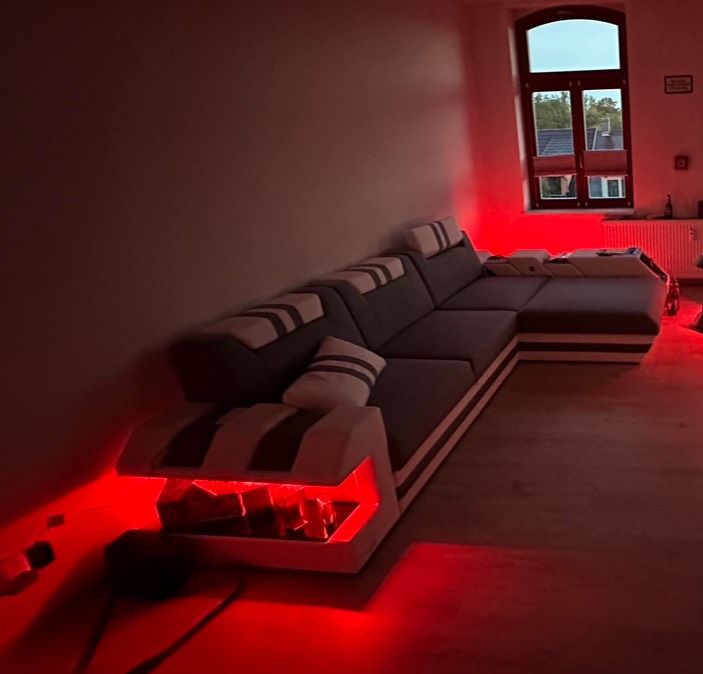 Sofa Dreams Apollonia Ecksofa SITZHEIZUNG LED USB BETT/Schlaffktn in Hildesheim