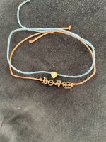 Love Armbänder Armkettchen LOVE und Herz Anhänger Gold rosa blau Brandenburg - Panketal Vorschau