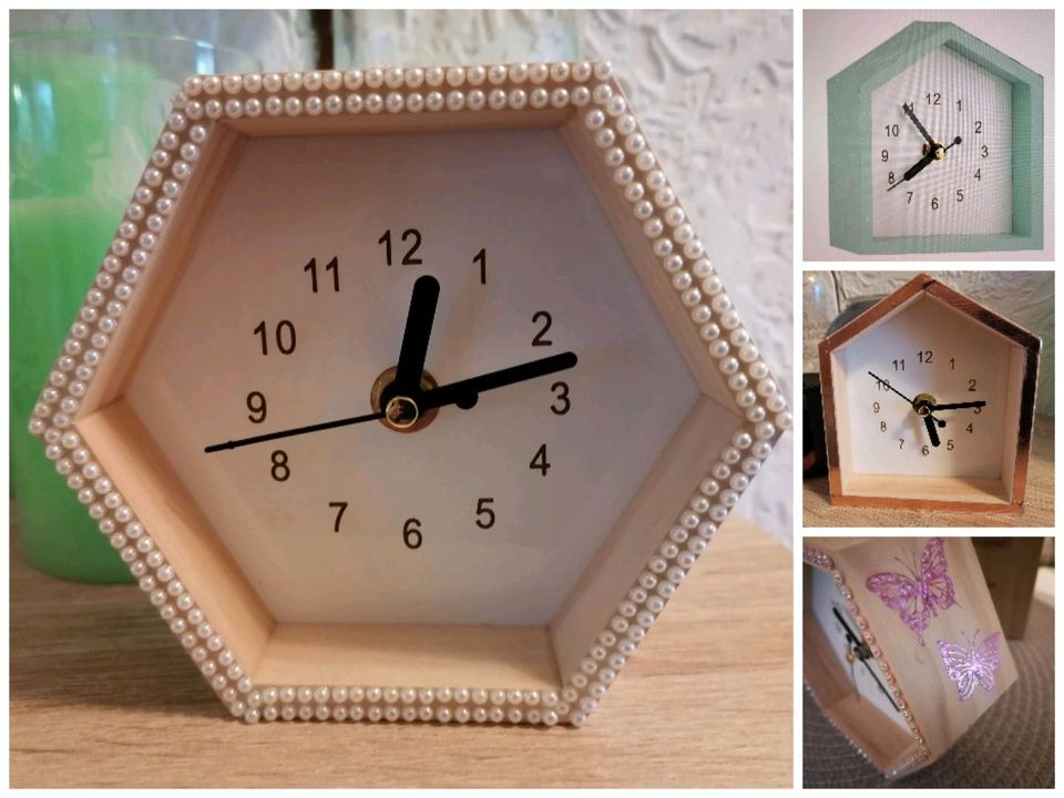 Tisch - Uhren / Maritim Shabby Deko Tischuhr  Uhr Holz in Bad Zwischenahn