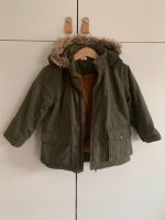 H&M warmer Parka / Winterjacke mit Kapuze Gr. 92 dunkelgrün Münster (Westfalen) - Angelmodde Vorschau