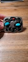 Silber Gürtelschnalle Buckle Navajo Style Frankfurt am Main - Frankfurter Berg Vorschau