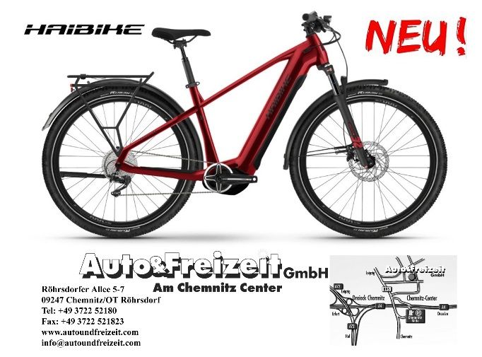 E-BIKE HAIBIKE TREKKING Herren HIGH * TESTBIKE & NEU in Röhrsdorf