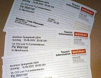 3x Tickets Pe Werner Spiegelzelt Thüringen - Weimar Vorschau