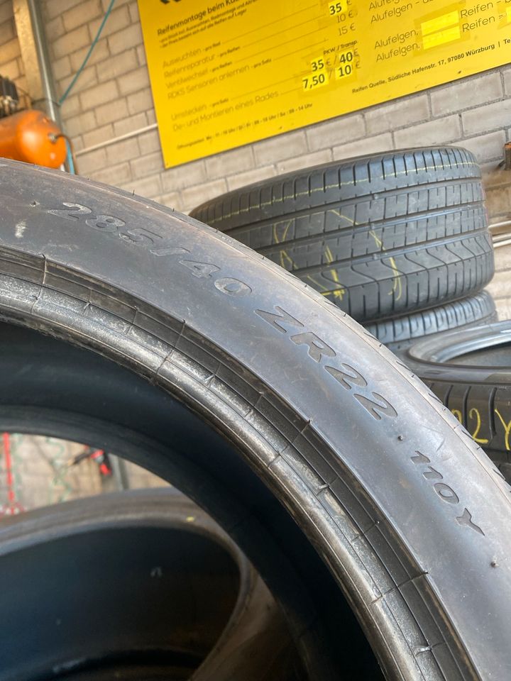 2 Sommerreifen 285 40 R18 110Y M01 Pirelli PZERO Dot 21 in Würzburg