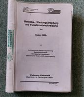 Betriebs-, Wartungsanleitungen Wiedemann Super 2000 Nordrhein-Westfalen - Beckum Vorschau