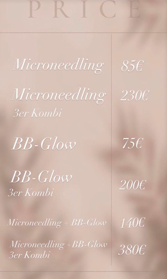 Microneedling , BB-Glow, Gesichtsbehandlung, Beauty in Melbeck in Lüneburg