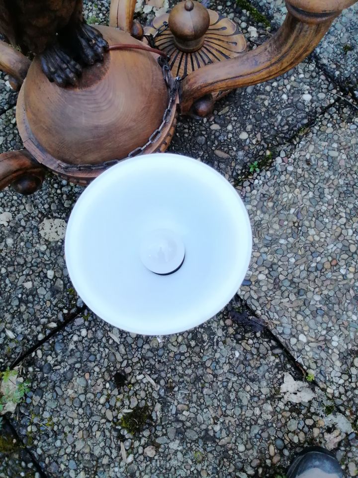 Lampe mit milchglaesern in Simmerath