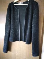 Esprit Damen Cardigan Gr.42 Schwarz mit Silberfaden Saarland - Merzig Vorschau