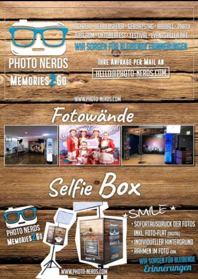 Fotobox / Selfiebox - Hochzeit / Geburtstag in Borken
