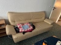 Couch Leder beige - keine Kratzer, gut erhalten Thüringen - Neustadt an der Orla Vorschau