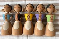 5 Vintage Erzgebierge Figuren DDR Serviettenhalter Ostalgie Nordrhein-Westfalen - Dülmen Vorschau