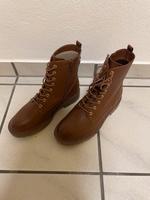 Schnürrboots / Stiefel - Braun - Damen Bayern - Lenting Vorschau