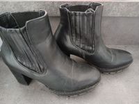 Schwarze Stiefeletten Gr. 36/ 37, Leder Baden-Württemberg - Rechberghausen Vorschau