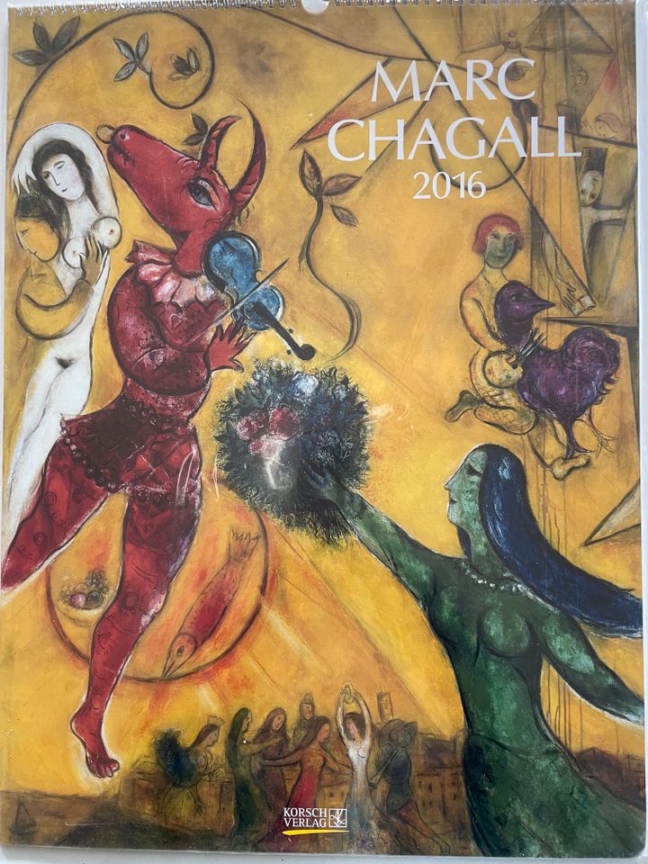 Kalender mit Bildern von Marc Chagall in Bergisch Gladbach