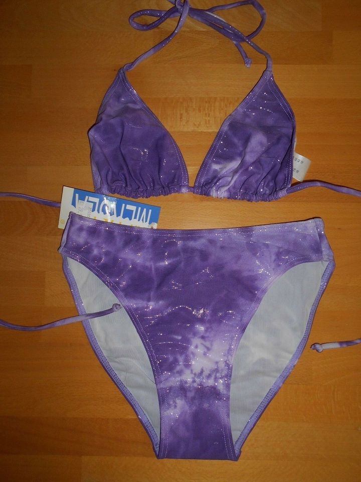 Triangel BIKINI von Mersea Gr. 38 Cup A/B in lila glänzend **NEU* in Mönchengladbach